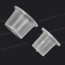 200 pcs Plastic Pigment Cup Cap Tattoo Ink Long Lasting Permanent Cosmetic Best