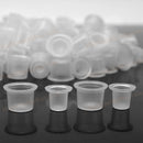200 pcs Plastic Pigment Cup Cap Tattoo Ink Long Lasting Permanent Cosmetic Best