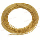 1 pc Golden Beads Line Chain Nails Art Tips Decoration Design Alloy Manicure Hot