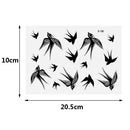 2 x Swallow Bird Temporary Tattoo Stickers Body Art Removable Pretty Hot