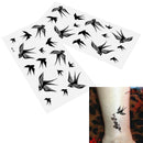 2 x Swallow Bird Temporary Tattoo Stickers Body Art Removable Pretty Hot