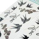 2 x Swallow Bird Temporary Tattoo Stickers Body Art Removable Pretty Hot