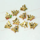 10x Jewelry Nail-Decorations Charms Nails-Making- Butterfly Manicure Nail  Art