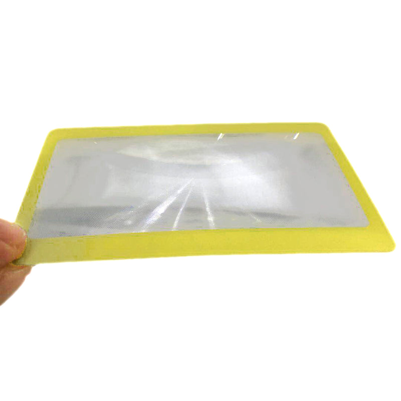 2 X Credit Card PVC Magnifier Magnifying Reading Visual Magnification Best