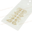 Flower-Design Beauty PVC Golden Nail-Decals Manicure Decoration