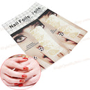 Flower-Design Beauty PVC Golden Nail-Decals Manicure Decoration