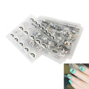 Nail-Decals Gift-Box Water-Stickers Flower-BlackSticker Nail-Foil-Decals