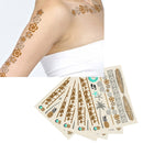 Temporary Tattoos Stickers Body Flowers-Series Girl Waterproof Fashion Woman