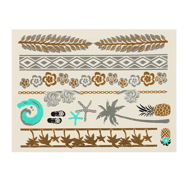 Temporary Tattoos Stickers Body Flowers-Series Girl Waterproof Fashion Woman