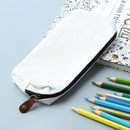 2Pcs Canvas Case Retro Bike Bag Makeup Storage Holder Coin Pen Pencil Pouch