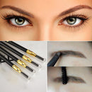 2Pcs Waterproof Eyebrow Pencils with Brow Brush Smudge-proof Dark Brown