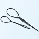 4x Easy Plastic Topsy Tail Hair Braid Ponytail Styling Maker Clip Tool Hot