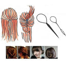 4x Easy Plastic Topsy Tail Hair Braid Ponytail Styling Maker Clip Tool Hot