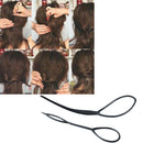4x Easy Plastic Topsy Tail Hair Braid Ponytail Styling Maker Clip Tool Hot