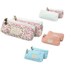 Cosmetic-Bags Beauty-Case Travel-Organizer Bath-Wash Women Canvas Box Flowers