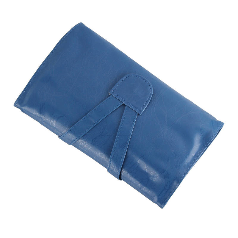 24Pcs Makeup Brush Set Foundation Make Up Brushes Blue with Storage Pouch