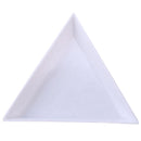 10Pcs Triangle Round Rhinestones Beads Crystal Nail Art Sorting Trays Plastic