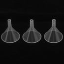 3 pcs Transparent Plastic Funnels Filling Mini Bottles Liquid Water Perfume Hot