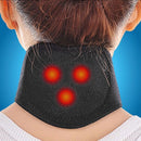 Auto Heating Neck Wrap Heat Brace Strap Pain Ache Relief Collar Strain