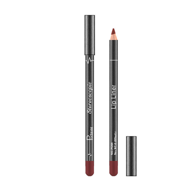 12 PCS Waterproof Lipstick Lip Liner Long Lasting Matte Lipliner Pencils Pen