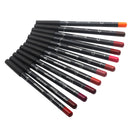 12 PCS Waterproof Lipstick Lip Liner Long Lasting Matte Lipliner Pencils Pen