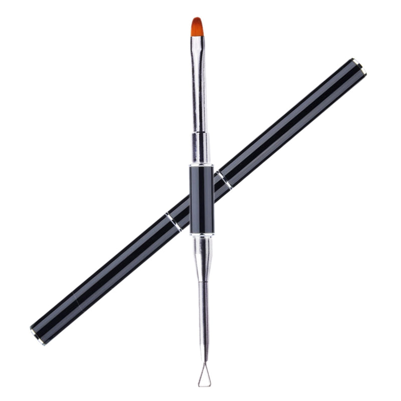 Dual-Ended Poly Builder Nail Art Pen Slice Brush Slice Shape Tool Polish New 1x
