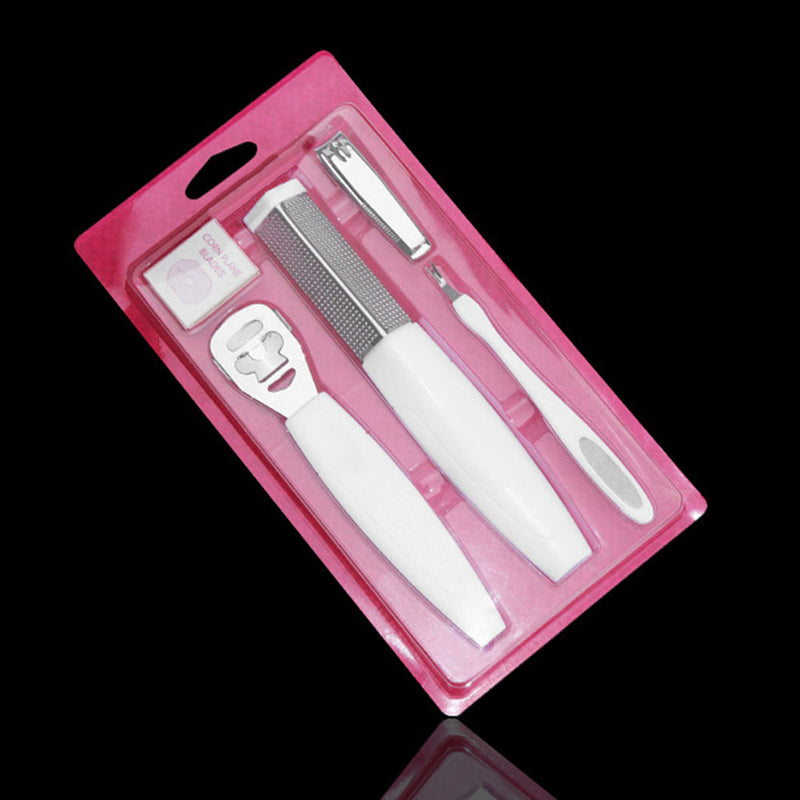 Set of 4 x Nail Clipper Manicure / Pedicure Set Stainless Steel Kit Travel Best
