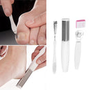 Set of 4PCS Nail Clipper Manicure / Pedicure Set Stainless Steel Kit Travel