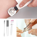 Set of 4PCS Nail Clipper Manicure / Pedicure Set Stainless Steel Kit Travel