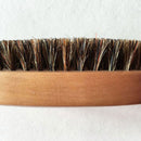 Boar Bristle Hair Brush Men Beard Thin Hair Comb Mustache Brush