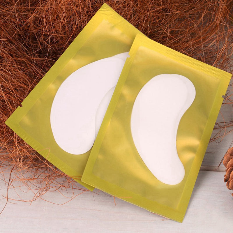 50 Eyelash Extension Stickers Eye Pads Paper Under Eyes Grafted Lash Stickers