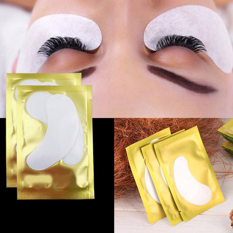 50 Eyelash Extension Stickers Eye Pads Paper Under Eyes Grafted Lash Stickers
