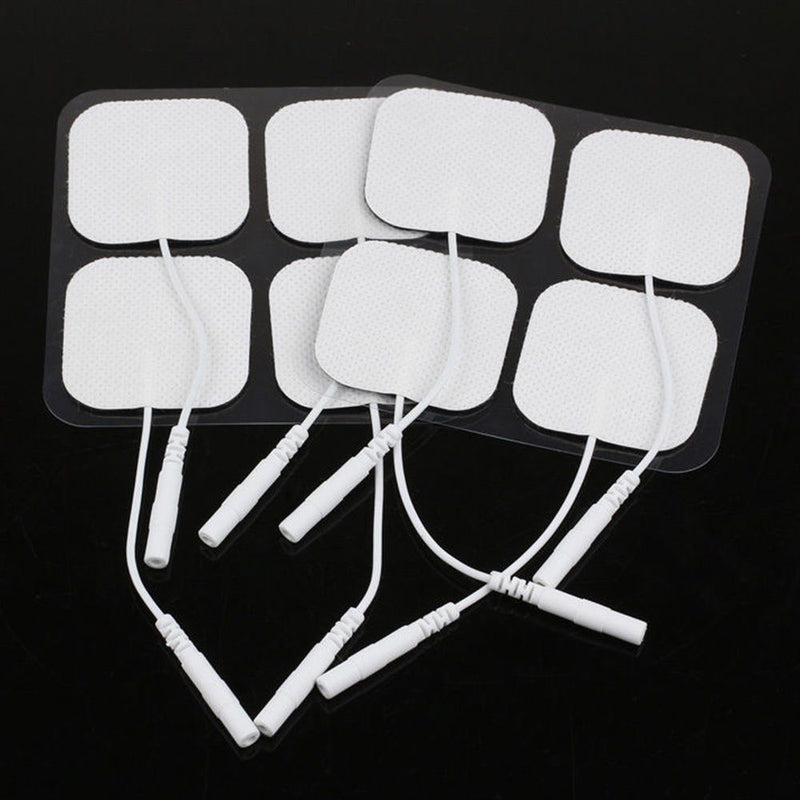 30x  Replacement Tens Electrode Pads for Massagers / Tens 1.6*1.6" White Best