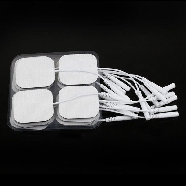 30x  Replacement Tens Electrode Pads for Massagers / Tens 1.6*1.6" White Best