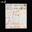 Nail Water Decals Nail Art Stickers 48 Sheet Flower Pattern Manicure Accessories