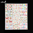 Nail Water Decals Nail Art Stickers 48 Sheet Flower Pattern Manicure Accessories