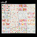 Nail Water Decals Nail Art Stickers 48 Sheet Flower Pattern Manicure Accessories