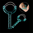 1 x Home Lady Facial Simple Hair Removal Device Micro Spring Epilator Hair Blue