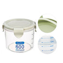 1x Transparent Sealed Cans for Kitchen Plastic Grain Storage Box Cans Best