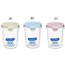1 Pc Transparent Sealed Cans for Kitchen Plastic Grain Storage Box Cans for Food