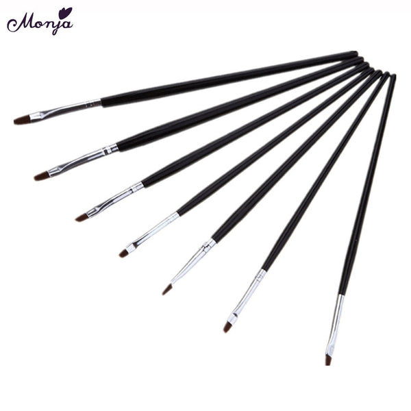 7x/set Nail Art Gel Design Pen PaInting Polish Brush Dotting Drawing Tool Hot