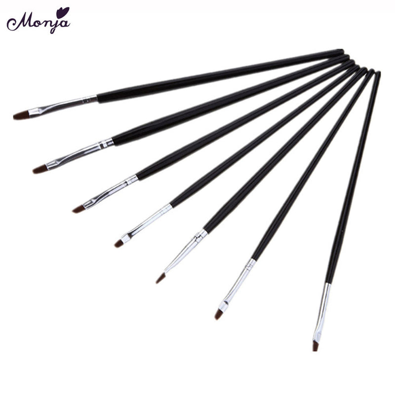 7x/set Nail Art Gel Design Pen PaInting Polish Brush Dotting Drawing Tool Hot