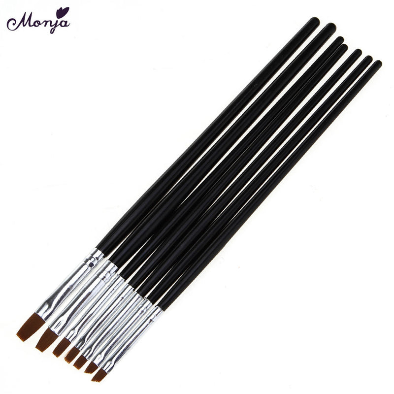 7x/set Nail Art Gel Design Pen PaInting Polish Brush Dotting Drawing Tool Hot