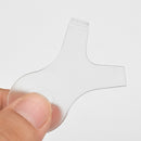 1 x Y-type transparent grafting eyelash comb scald Eyelash Tool Best