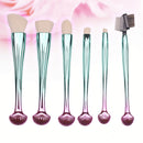 6 pcs Shell Design Makeup Brushes Set Powder Foundation Eyeshadow Make Up Best