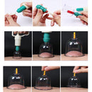 6 pcs Medical Chinese Vacuum Body Cupping Set Massage Therapy Suction Cup Best