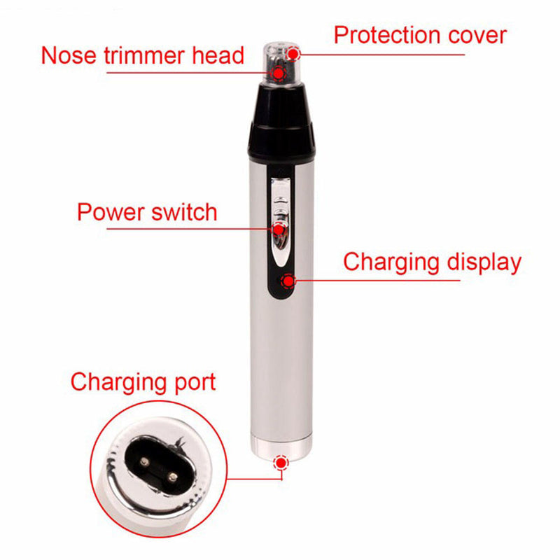 Rechargable Electric Nose Ear Eyebrows Hair Remove Cleaner Trimmer Clipper Tools