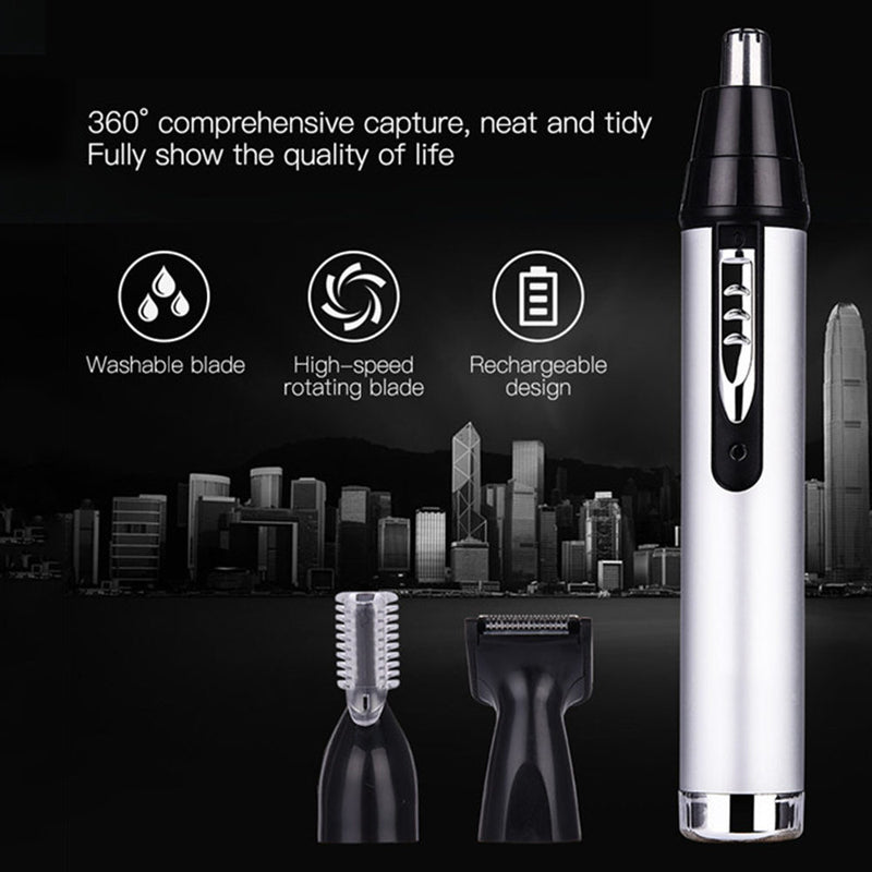Rechargable Electric Nose Ear Eyebrows Hair Remove Cleaner Trimmer Clipper Tools