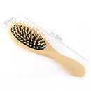 Anti Static Natural Wooden Massage Hairbrush Comb Scalp Health Care Paddle