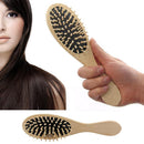 Anti Static Natural Wooden Massage Hairbrush Comb Scalp Health Care Paddle